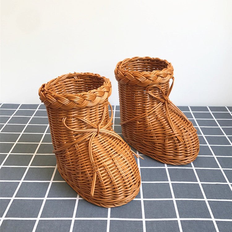 Creative Rattan Fruit Basket Home Furnishings Home Storage 0 HomeSpark   