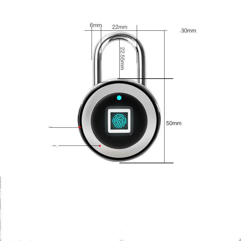 Fingerprint Padlocks, Smart Small Locks, Fingerprint Anti-theft Locks, Padlocks 0 HomeSpark   