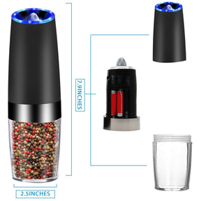 Electric Gravity Sensor Automatic Pepper Grinder Kitchen Tools - Lilishomespark