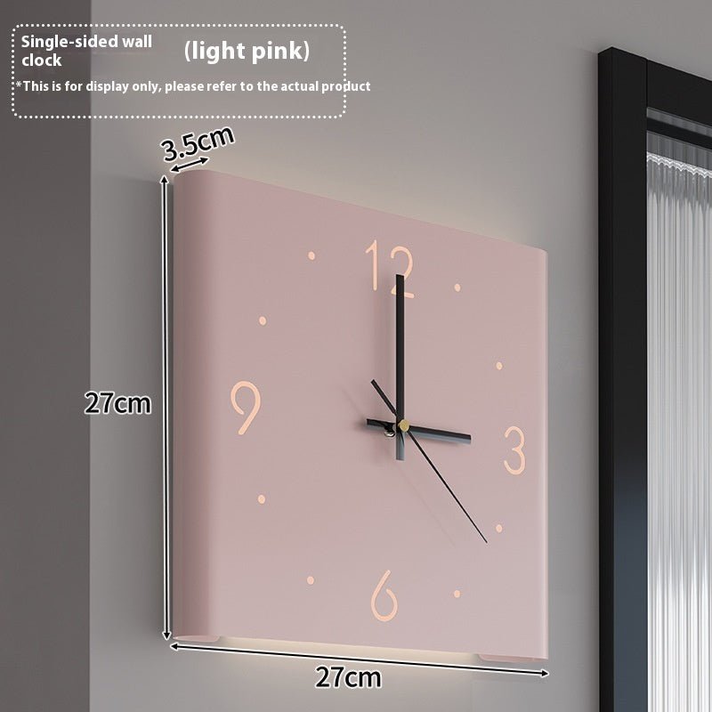 Living Room Stickers Wall Clocks Creative Angle Clock 0 HomeSpark   