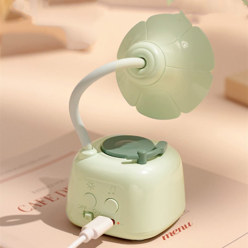 Creative Retro Phonograph Lamp Electrodeless Dimming Lights Home Decor 0 lilishomeSpark USB Yuan Ye Green 