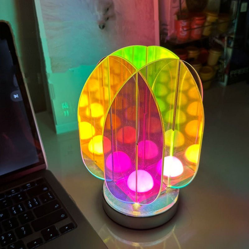 Colorful Acrylic Indoor Soft Decorative Table Lamp Home Decor Led Lights 0 HomeSpark   