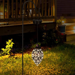 Solar Light LED Lantern Garland Waterproof Hanging Outdoor Fairy Light Lighting Pink Iolaus   