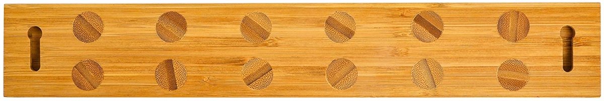 Bamboo Magnetic Knife Strip Holder - For Knives, Utensils, Cutlery, Kitchen Lime Gaia   