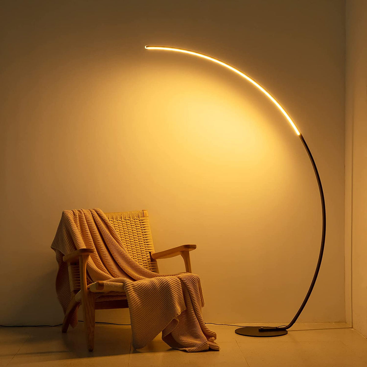 RGBW Modern Curve Floor Lamp | New Version - Lilishomespark