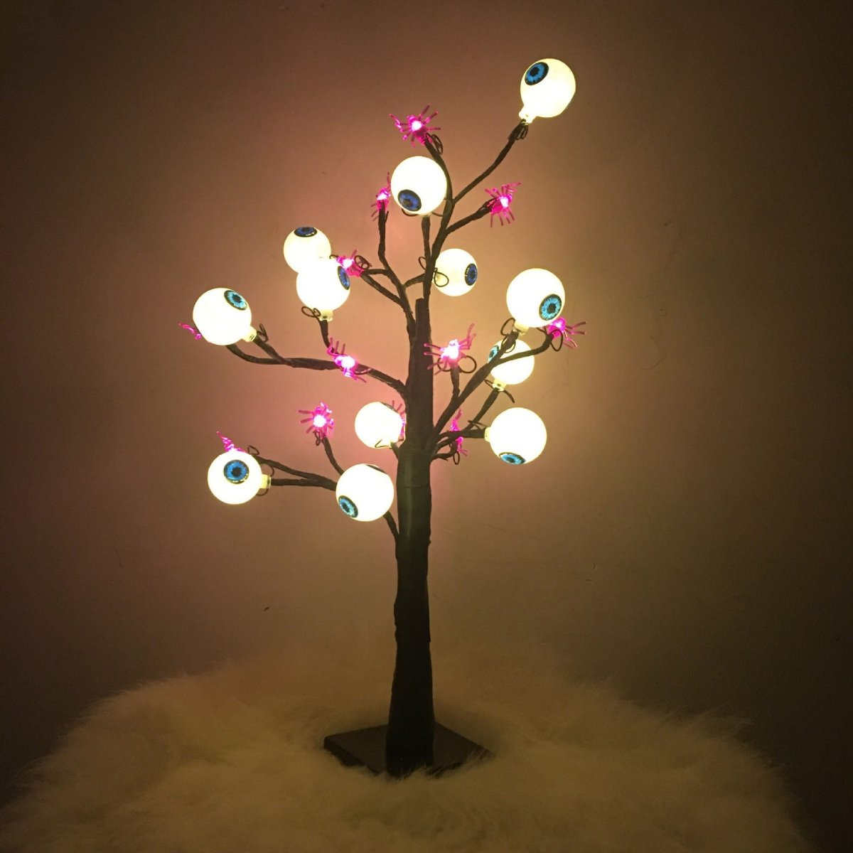 Halloween LED Ghost Eyeball Tree Light Halloween Decoration For Home Decor Desktop Spooky Desk Lamp Horror Night Lights Ornament 0 HomeSpark   