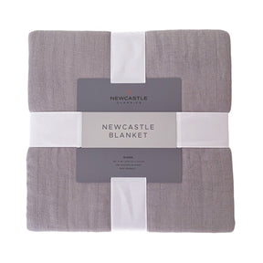 Newcastle Grey Oversized King Luxury Bamboo Bed Blanket Kids & Babies Lavender Charlie   