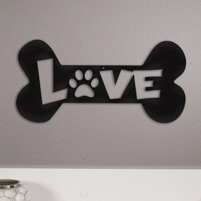 Puppy Love - Metal Wall Art/Decor - Lilishomespark