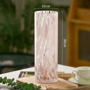 Medieval Glass Vase Pink - Lilishomespark