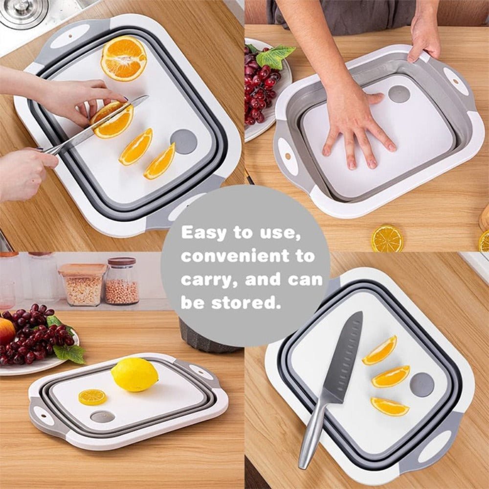 Several Way Collapsible Cutting Board Kitchen Yellow Pandora   