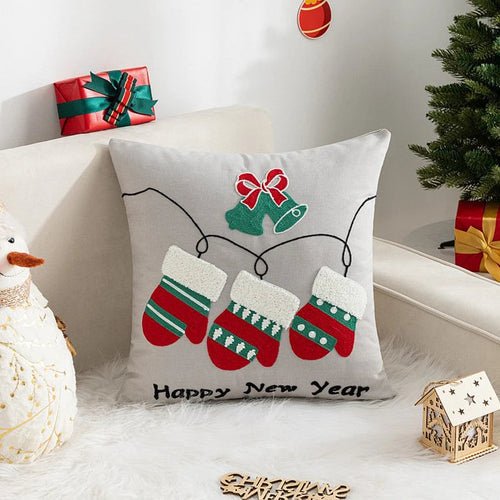 Christmas Pillow Cover Christmas Copper Pallas 45x45cm Grey Green 