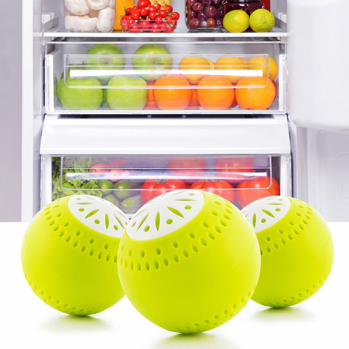 Fridge Eco Balls InnovaGoods 3 Units Kitchen Bigbuy   