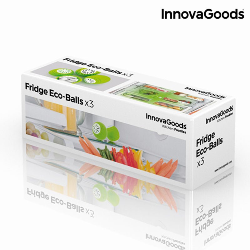 Fridge Eco Balls InnovaGoods 3 Units Kitchen Bigbuy   