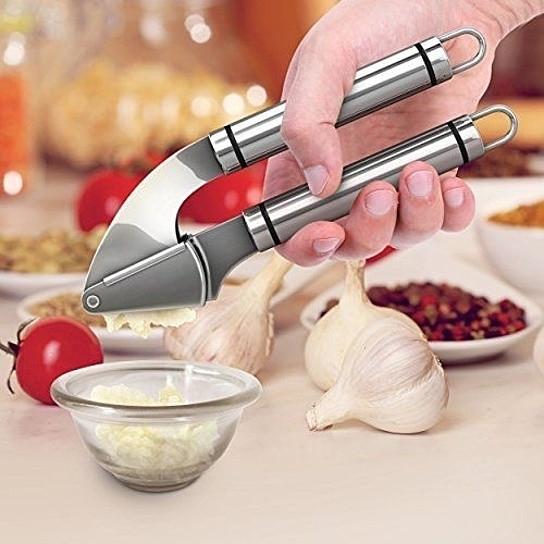 Garlic Press PRO For Good Health Home & Garden Salmon Lucky   