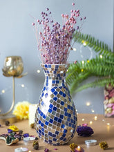 Artificial Mosaic Flower Vase - Lilishomespark