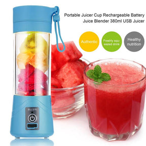 Portable Smoothie Blender, 380ml Juicer Bottle, USB Rechargeable, For - Lilishomespark