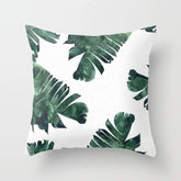 Banana Leaf Watercolor Pattern Cushion/Pillow Textiles & Pillows Scorpius   