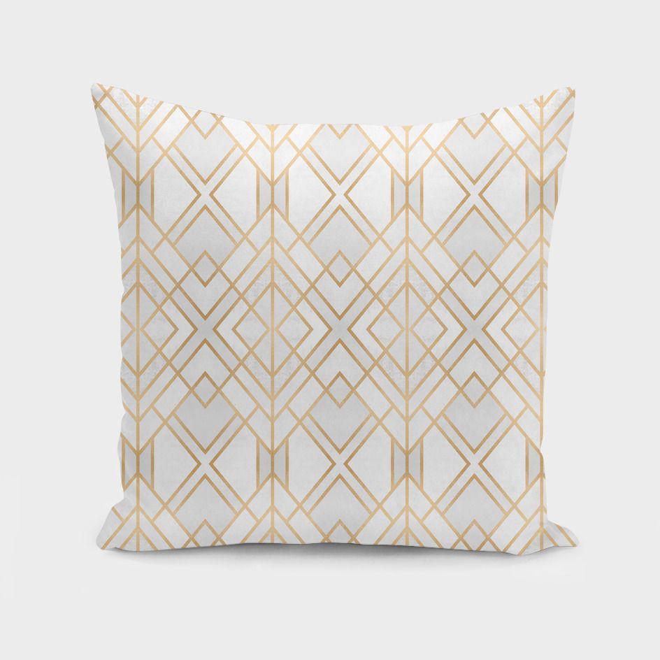 Golden Geo  Cushion/Pillow Textiles & Pillows Scorpius   